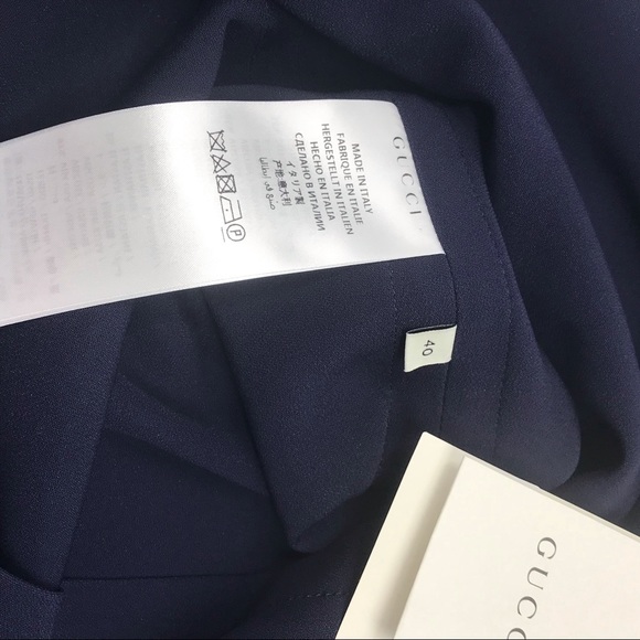 NWT Gucci Stretch Viscose Tunic Dress With Web - Picture 6 of 6